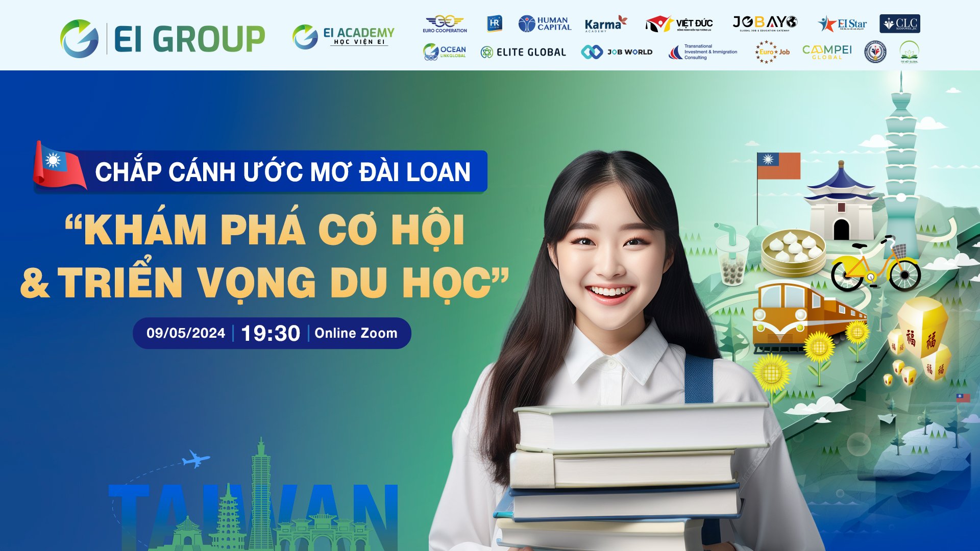 HỘI THẢO DU HỌC ĐÀI LOAN CÙNG EI GROUP